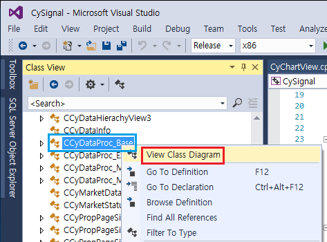 igotit :: Visual Studio. Class Diagram 클래스 다이아그램.