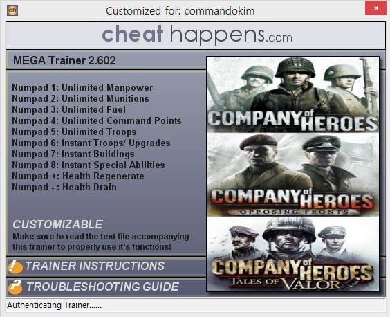 Company Of Heroes V2500 Trainer